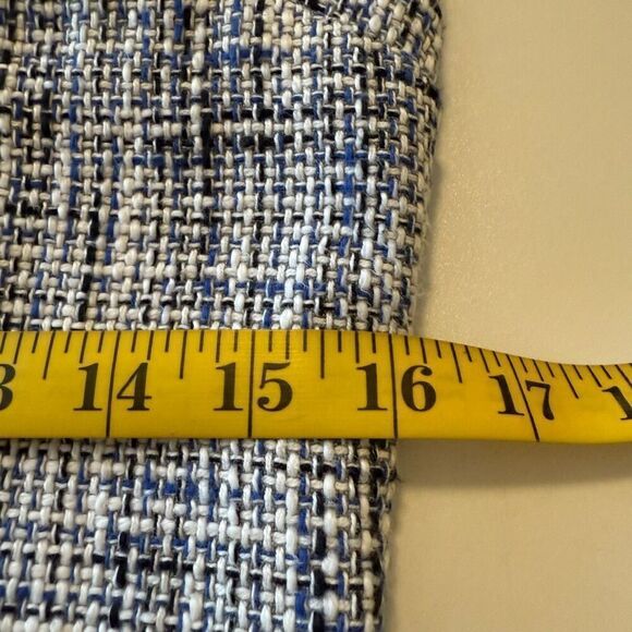 Karl Lagerfeld Paris Blue Tweed Tie Front Sheath Dress Size 4 Classic, Career - Picture 11 of 13
